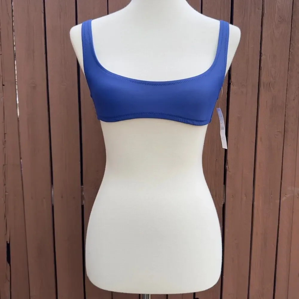 J. Crew | NWT Blue Bathing Suit Bikini Top Size XS Style BX611
